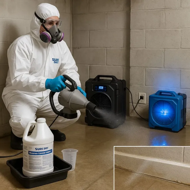 Sanitization and Odor Removal process in Vienna, WV