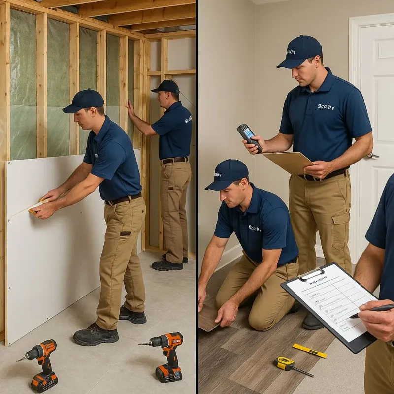 Repairs and Reconstruction process in Vienna, WV